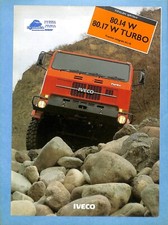 IVECO TRUCKS / TURBO 80 . 14 ET 17 / VÉHICULES SPÉCIAUX / PROSPECTUS de 1987
