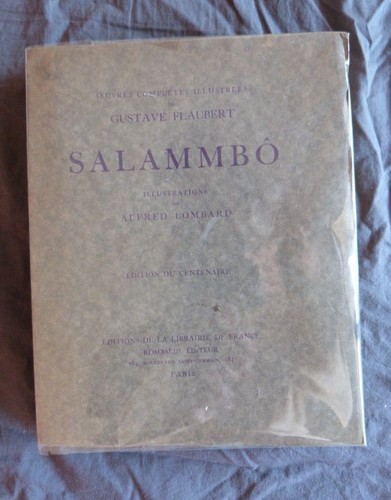 Gustave flaubert salammbô - gustave, "salammbô"