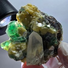 Cube de fluorite fantôme