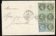 Rare lettre 6 sept 1871 avec