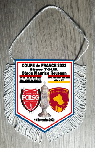 Fanion 8ème tour coupe - fanion,