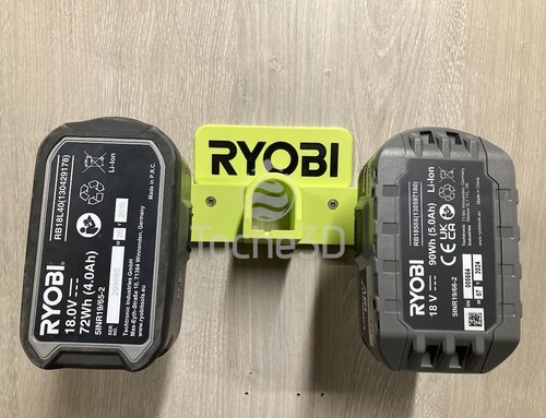 Support mural batteries 18v - 3,