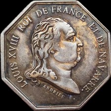 Jeton LOUIS XVIII 1832-1842 ARGENT