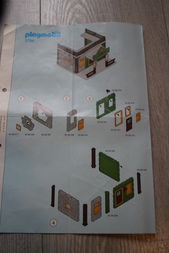 Playmobil notice originale - playmobil,