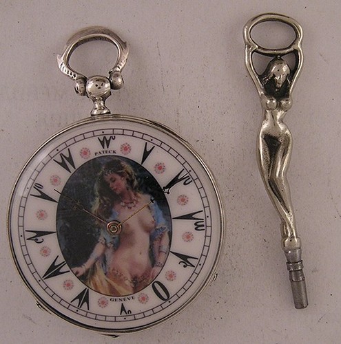 Montre poche érotique en - de,