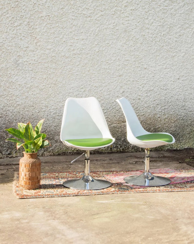 Alma chaise tulipe blanche - tulipe,