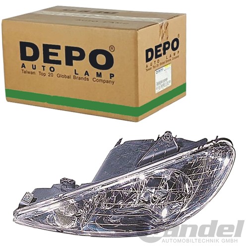 Depo phare gauche - depo, h7