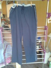 bas de pyjama bleu homme taille XXL