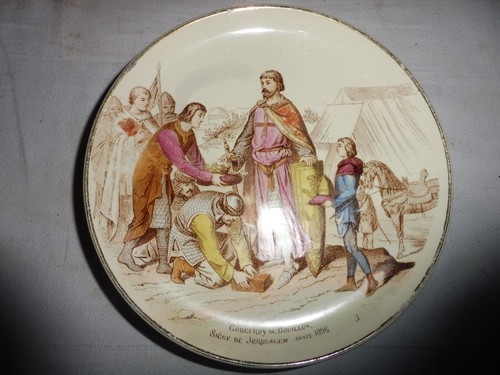 Assiette creil 19e nos - creil,