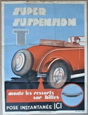 AFFICHE ANCIENNE 1920/3O