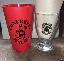 Lot 2 verre Gobelet Galopin