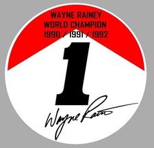 Sticker wayne rainey champion - rainey,
