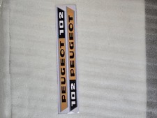 Peugeot Mobylettes.  Autocollants PEUGEOT 102