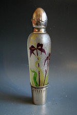 ANCIEN FLACON ABSITHE EN VERRE ART NOUVEAU - VERS 1900 , ÉVENTUELLEMENT LEGRAS