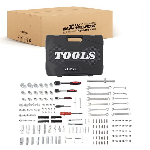 Coffret 216 pcs douilles - douilles, à