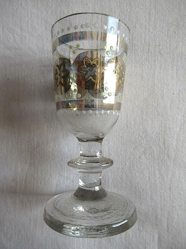Verre liqueur decor - a,