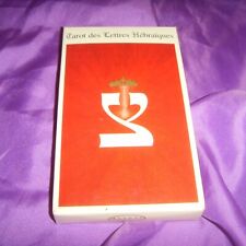 Édition originale (2000) du Tarot des lettres hébraique de Marie Elia kabbale