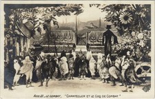 CPA CHANTECLER ET LE COQ DE COMBAT THEATER STAR (13913)