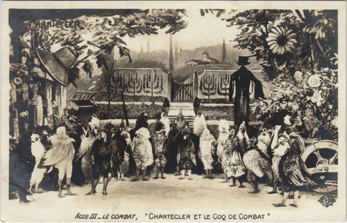 Cpa chantecler coq de - le,