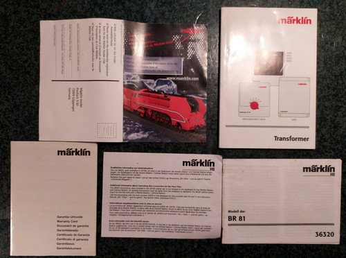 Lot documents marklin manuel - lot,