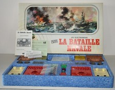 Ancien jeu jouet LA BATAILLE NAVALE CEJI vintage électronique à assembler