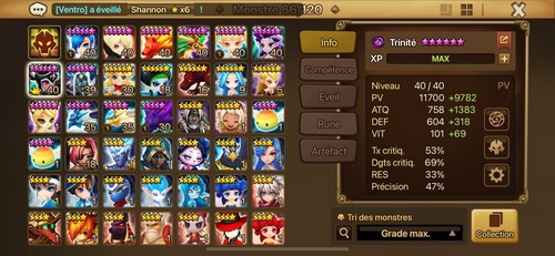 Compte summoners war - compte,