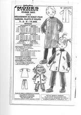 pages et patron poupée