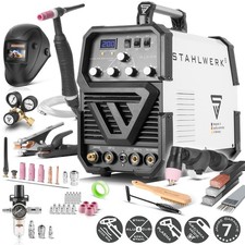 Poste à souder STAHLWERK  AC/DC TIG 200 Plasma Soudage + CUT Équipment Complet