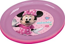 Gadget - Disney: Stor - Minnie (4 Piatti In Plastica 20 Cm) - Stor