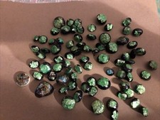 Beau Lot De Cabochons En Verre