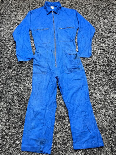 Combinaison bleu travail - combinaison, de