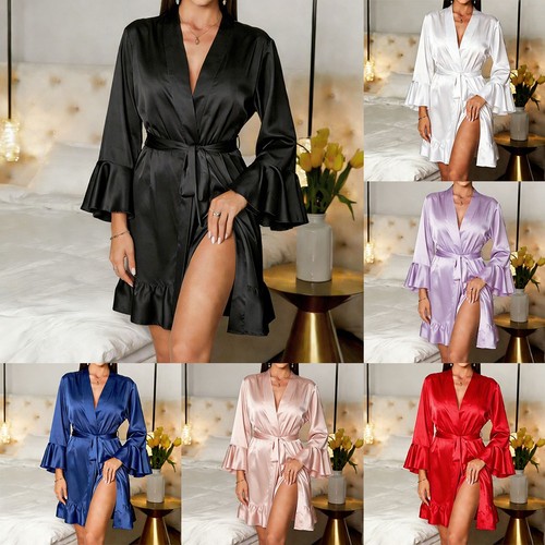 Kimono pour femme couleur unie - kimono,