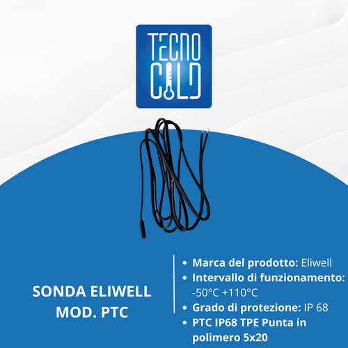 Sonde ptc eliwell sn7t6h1502 - sonde, 2