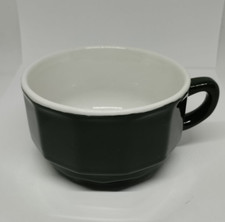 Tasse Bistrot Vintage Déjeuner Céramique Verte Collection Bar Café