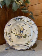 Magnifique assiette Terre de Fer Longchamp, décor renaissance, Moustiers, 1820