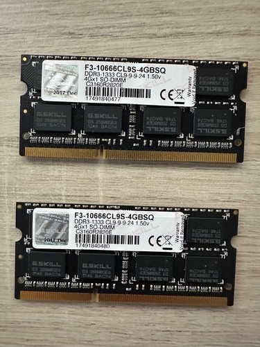 Mémoire 2x4gb mac - pc,