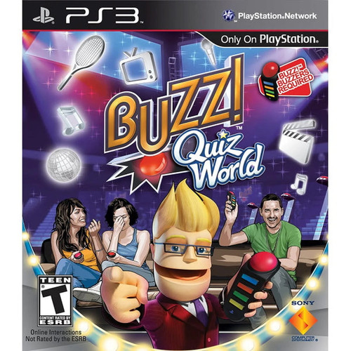 Buzz quiz world - quiz, [playstation