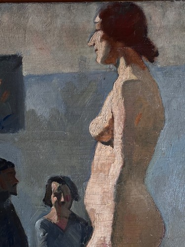 Tableau portrait femme nue - tableau,