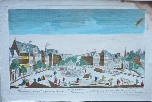 Francfort vue optique - vue, d'optique