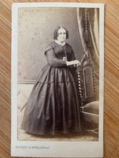 Photo Carte CDV Portrait femme