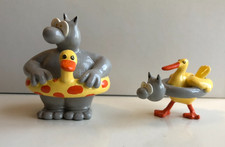 RARE Pixi 5803 figurine métal 2000 Le Chat Geluck Bouée Canard et Canard