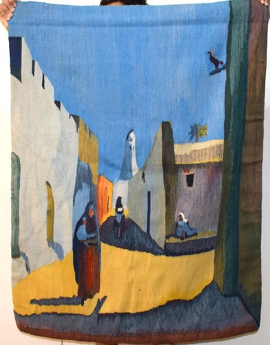 Tapisserie égyptienne tissée