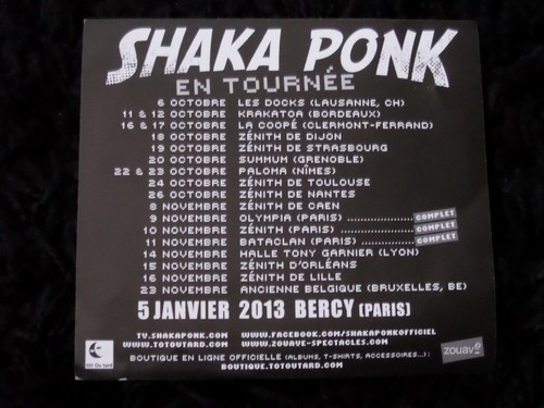 Shaka ponk 2013 - shaka, french