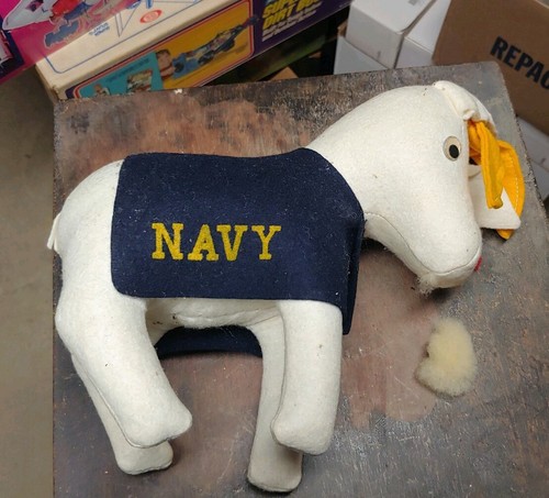 Vintage navy goat mascot - vintage,