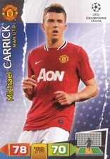 CARRICK ENGLAND MANCHESTER UNITED CARD ADRENALYN CHAMPIONS LEAGUE 2012 PANINI