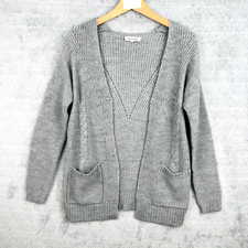 Grain de Malice Gilet femme taille XS gris chaud cardigan grey sparkly women