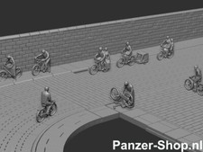 10X Figurines De Cyclistes