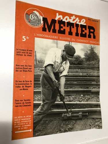Magazine notre métier - métier, du