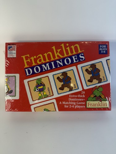 Vtg 1986 franklin dominoes - franklin,