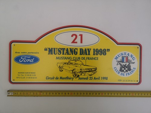 Plaque rallye plastique - en,